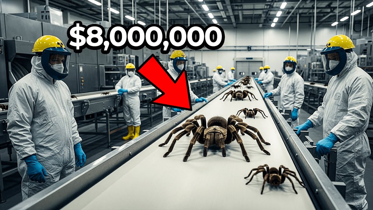 Inside the Modern TARANTULA Farm: Milking 1 Million Spiders for $8 Million Venom
