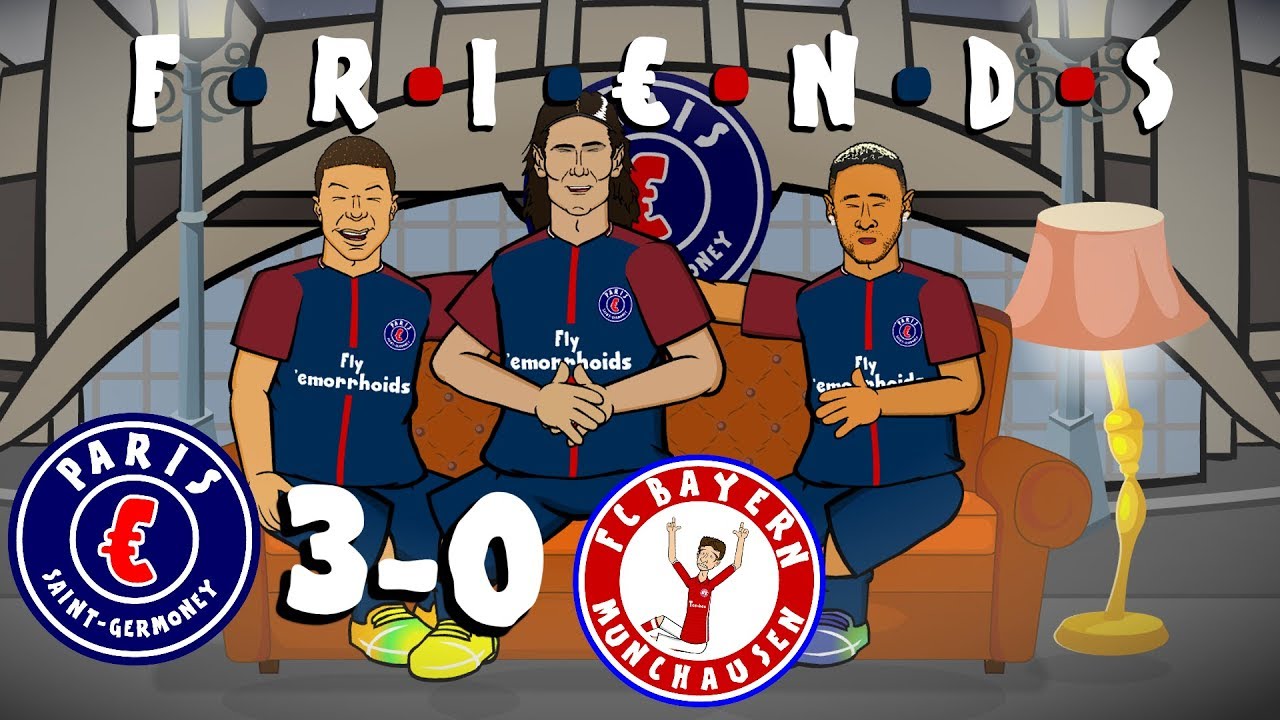☕MCN are FRIENDS☕ PSG vs Bayern Munich 3-0 (Champions League 2017 Parody Goals and Highlights)