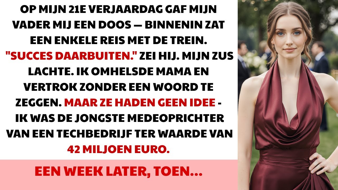 Mijn vader gaf me een enkele reis op mijn verjaardag, zonder te weten dat ik geheim miljardair was n