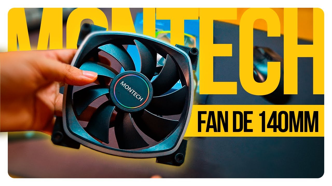 MELHORANDO PC! (EP. 07) | Cooler Fan Montech 140mm Black PWM