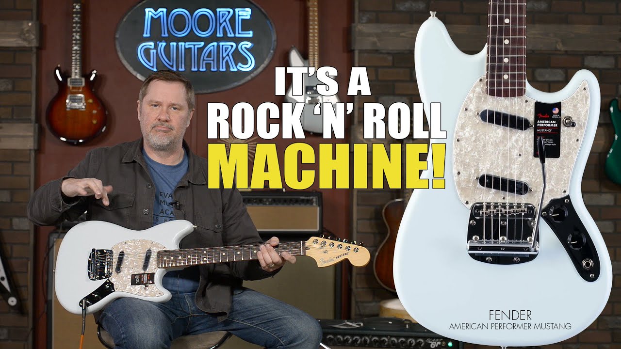 Fender American Performer Mustang — машина рок-н-ролла