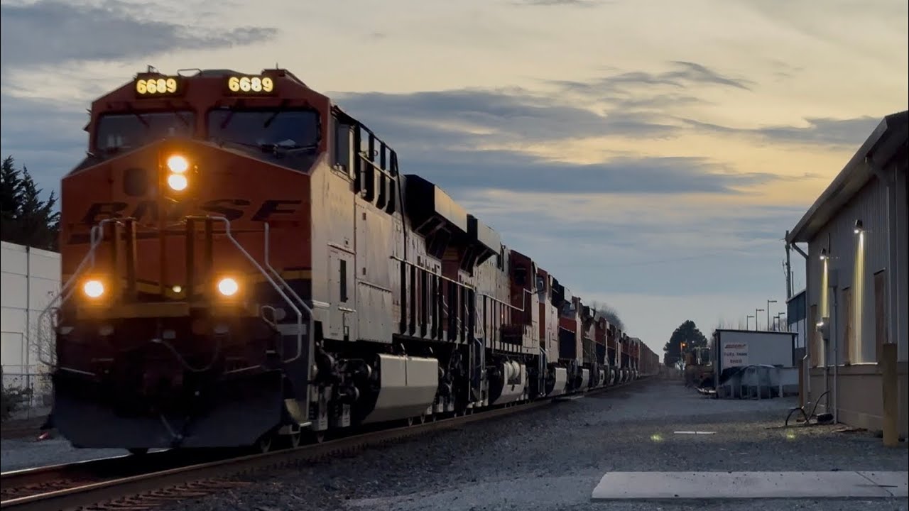 Sunset rail fanning in Edmonds!