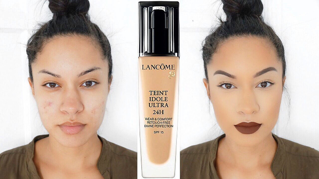 Full Coverage & 24 Hour?! | Lancome Teint Idole Ultra 24H Foundation Review + Demo
