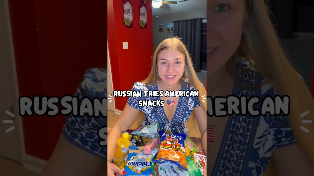 Russian girl tries Bit O Honey for the first time 🇺🇸 🇷🇺 #foodreview