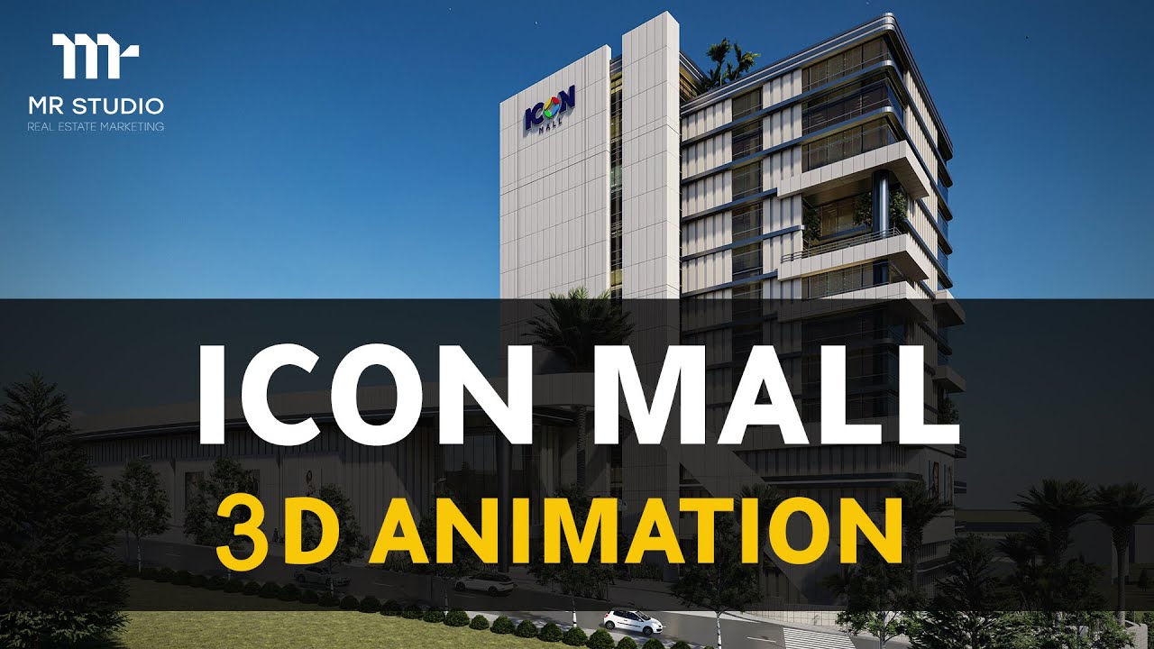 ICON MALL I RAMALLAH التسويق_العقاري#animation #3d_modeling