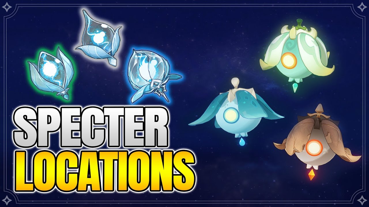 Specter Locations - Spectral Husk Farming route -【Genshin Impact】