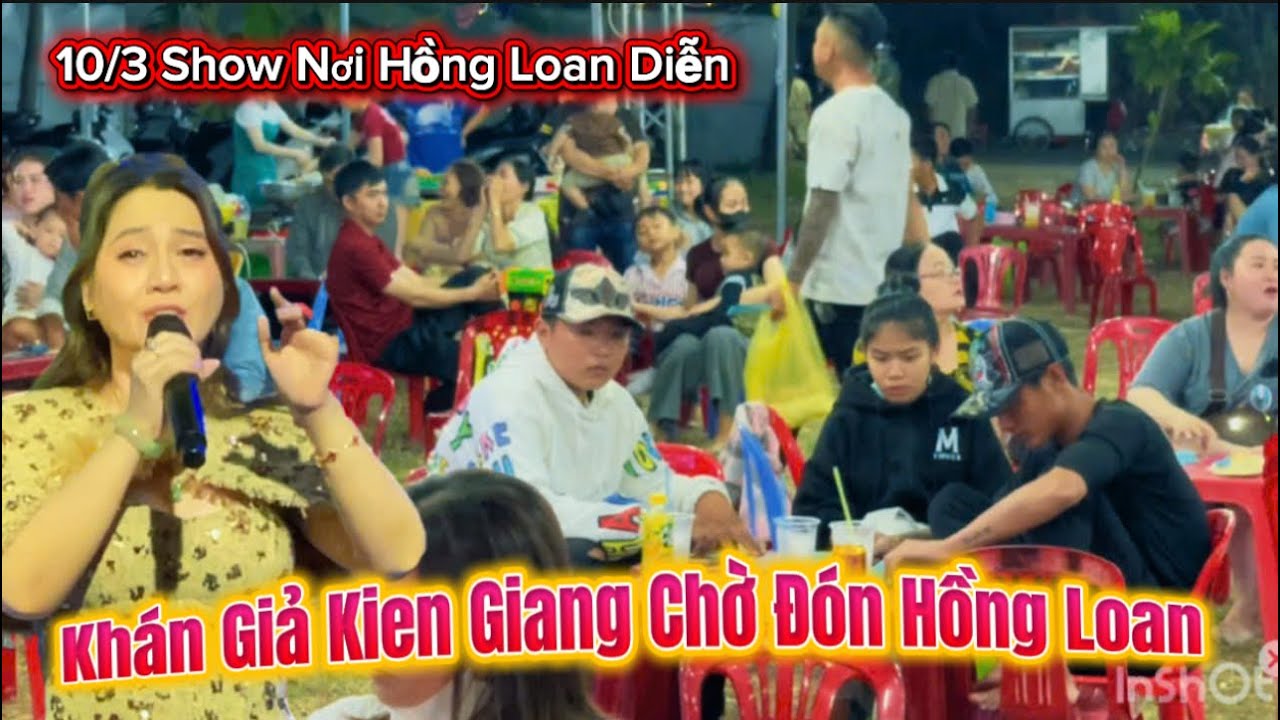 10/3 Khán giả Miền Tây Đông  kính chờ  Ái Nữ Cố NSUT Vũ Linh  xuống diễn Tại Miệt Thu Kiên Giang 