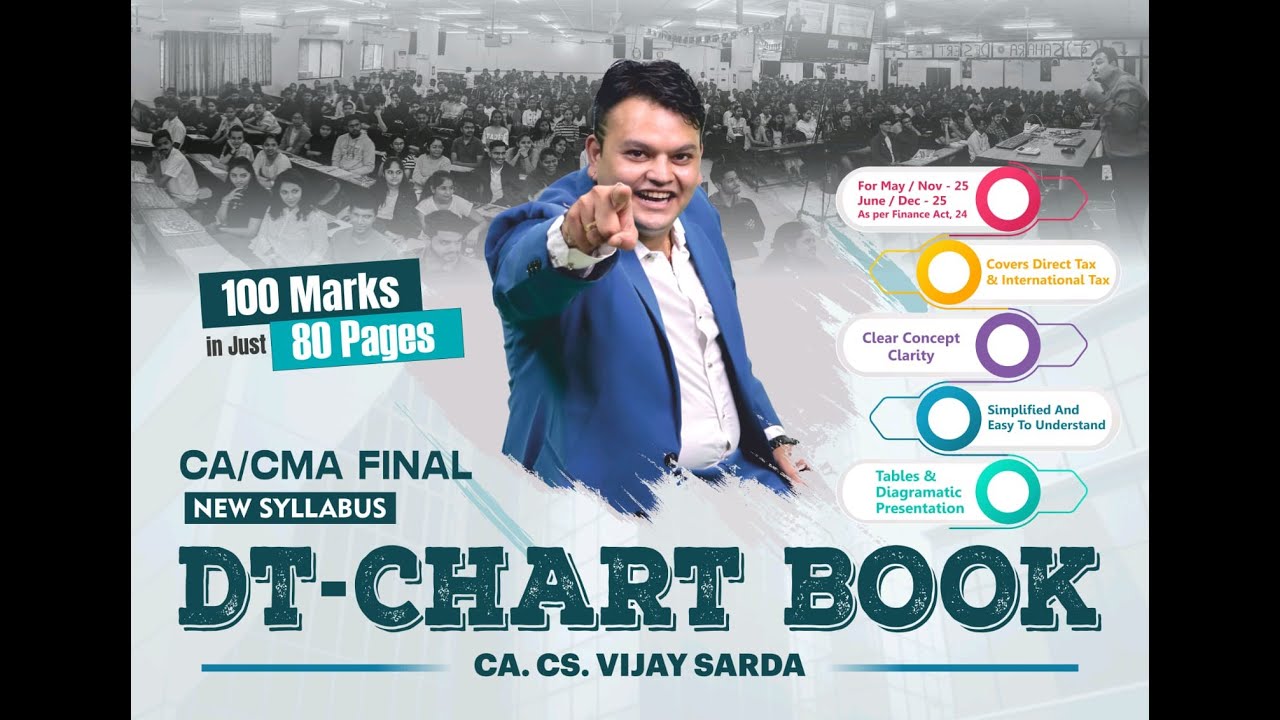CA Final DT charts by CA Vijay sarda | Only DT charts in India | Cover DT & Int Tax in 80 pages