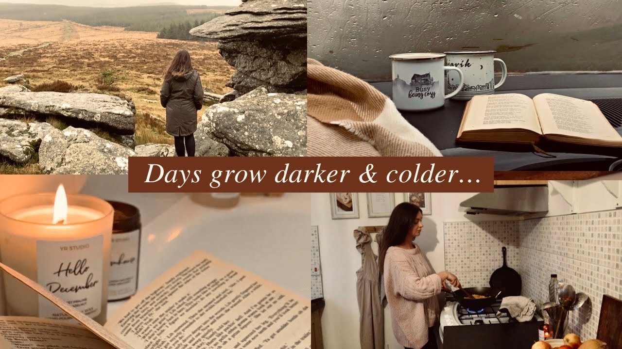 Autumn to Winter transition in English countryside | Cozy rituals, Dartmoor, easy curry, UK vlog