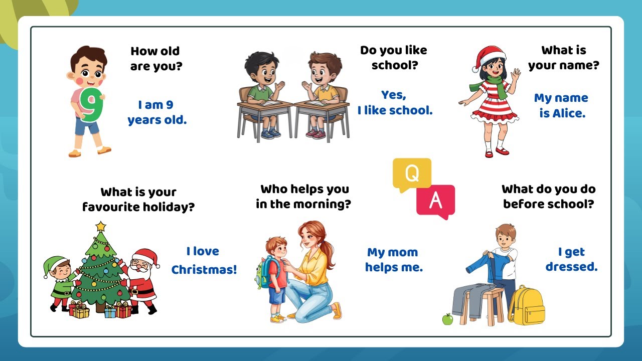 Easy English Questions and Answers  | Daily English Sentences 