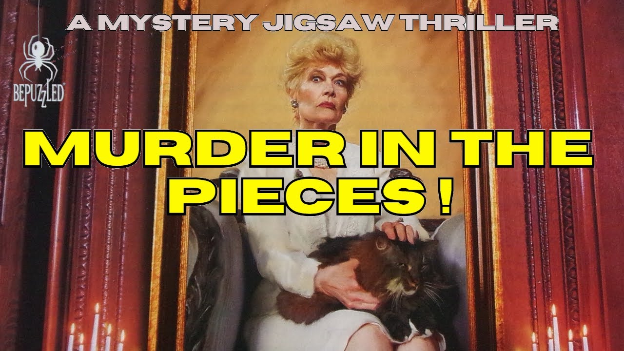 Solving 2 BePuzzled Murder Mystery Jigsaws | Vintage Puzzle Builds