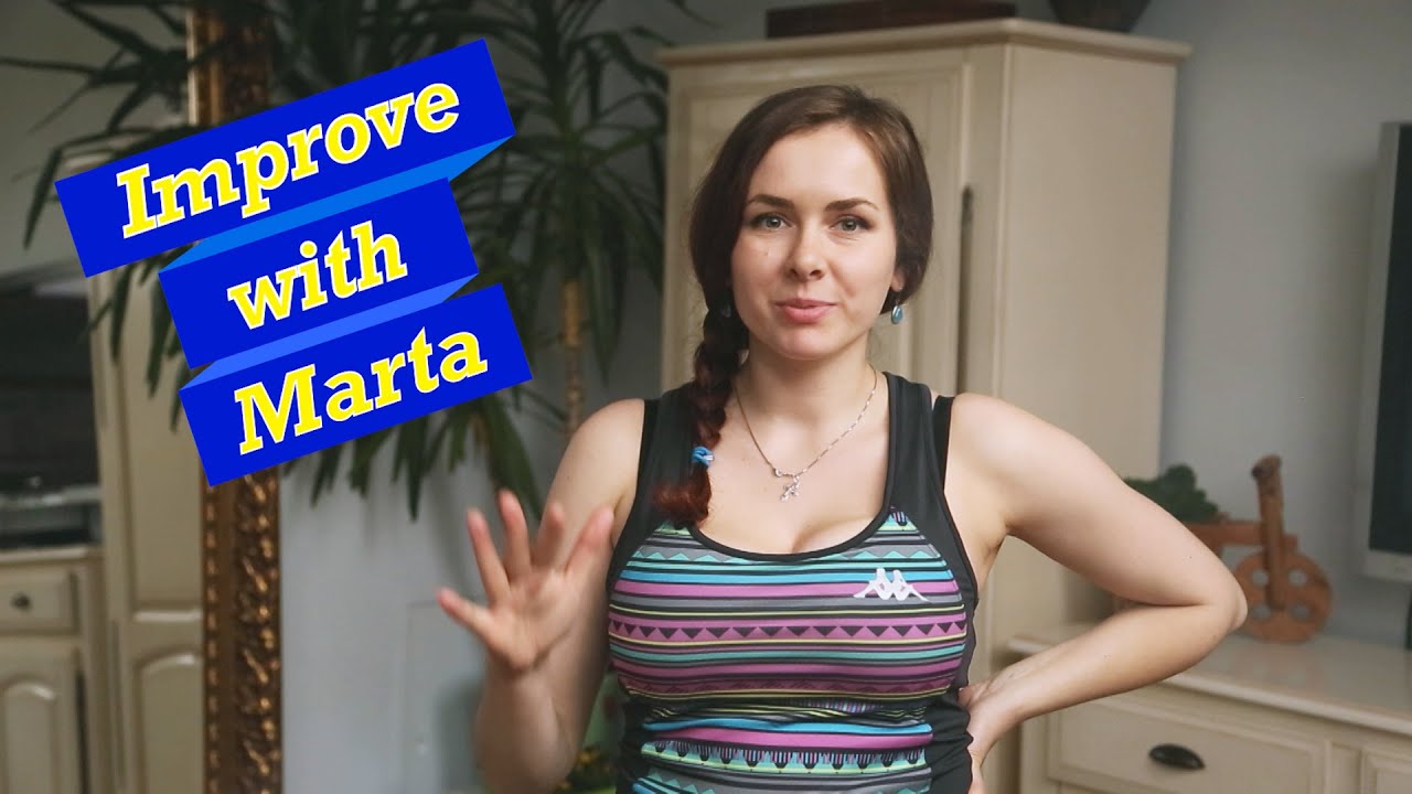 Warm up the body. Kicks&Pushups. Improve With Marta