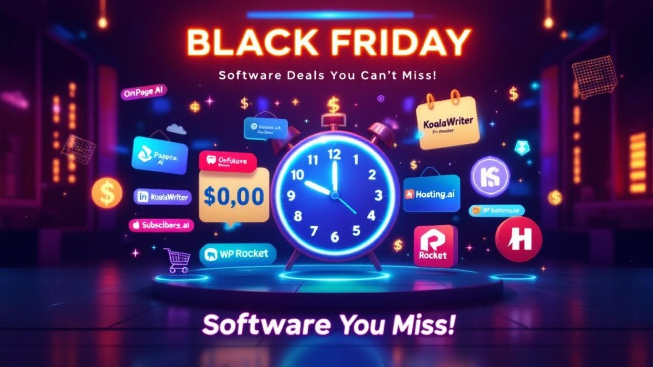Early Black Friday Software Deals You Can't Miss!