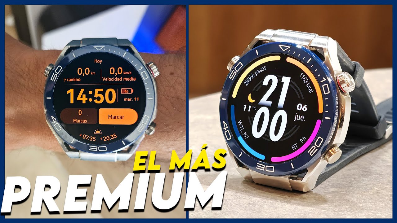Huawei WATCH ULTIMATE lo MÁS LOCO y PREMIUM que PROBÉ