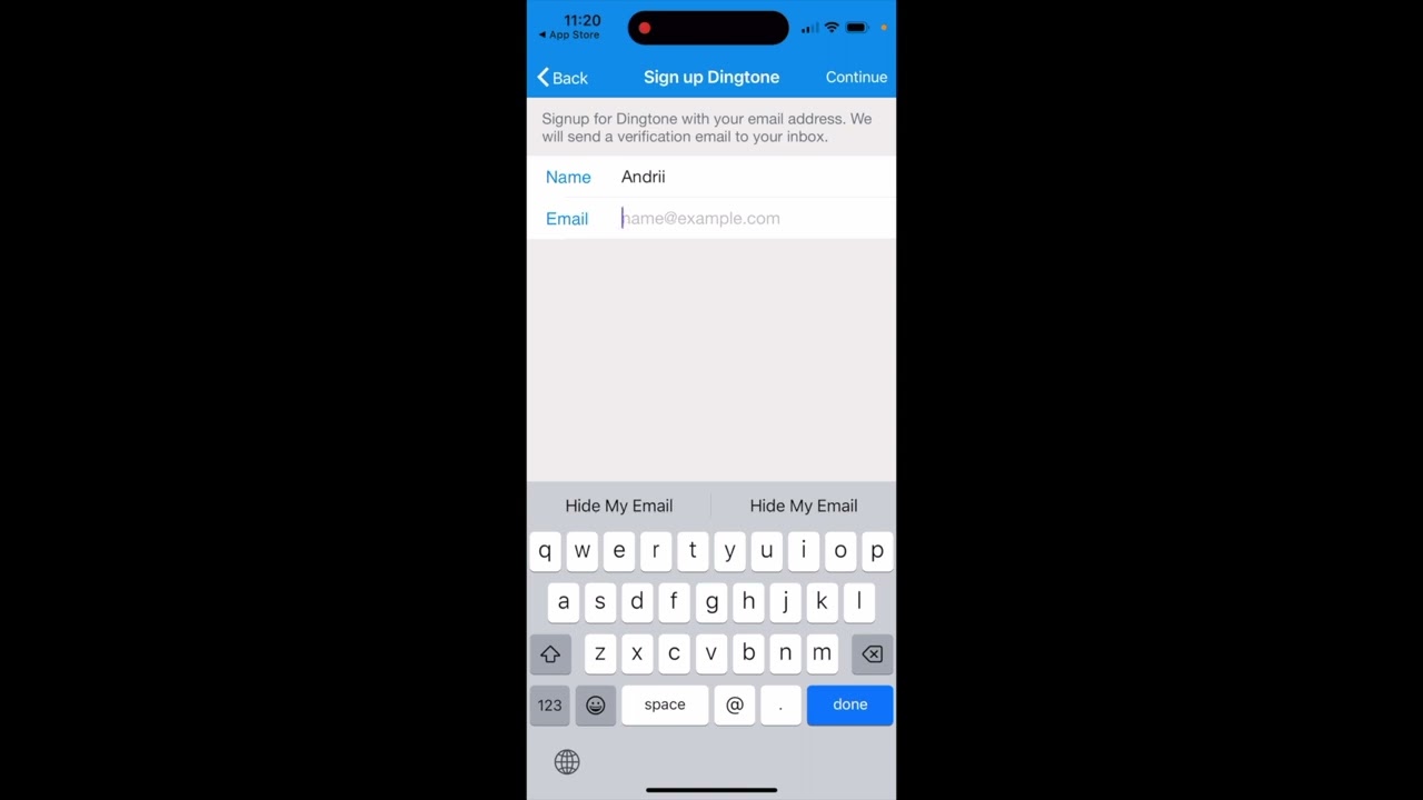Hide My Email doesn't work on iPhone