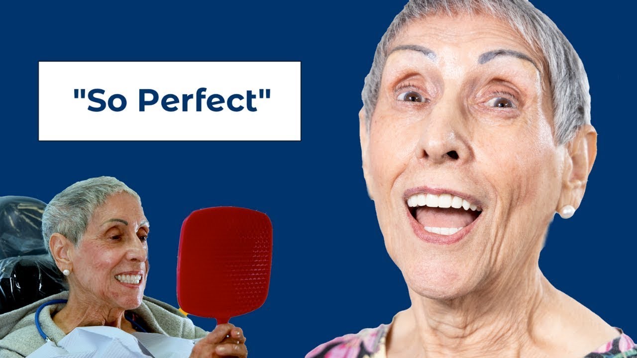 90-Year Old Gets Dental Implants😱