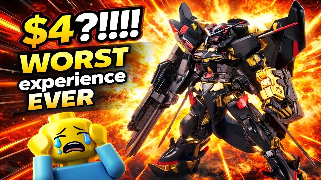 I Bought a FAKE Gunpla on AliExpress… WORST Model Kit Ever