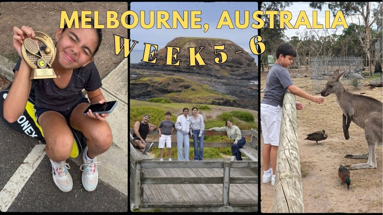 Scarlett's first ever UTR junior championship + our first road trip in Australia to Phillip Island!