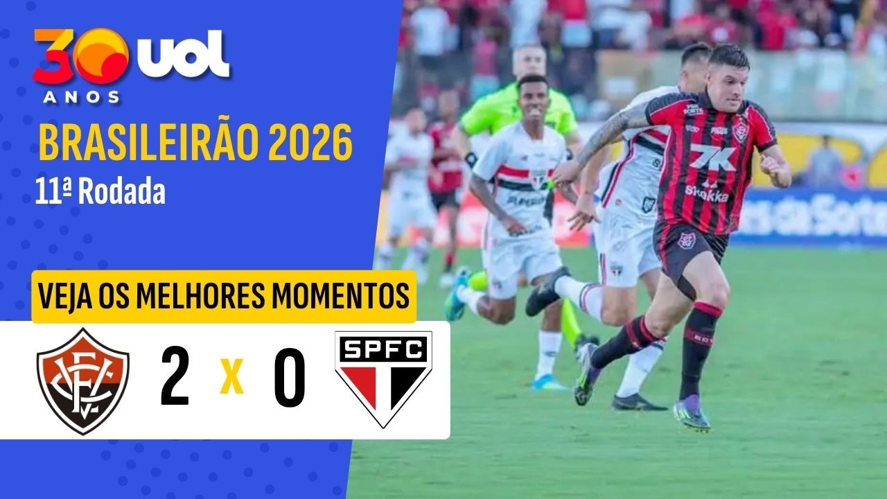 VIT&Oacute;RIA 2 X 0 S&Atilde;O PAULO COM GRITOS DE OL&Ecirc;! | MELHORES MOMENTOS | CAMPEONATO BRASILEIRO