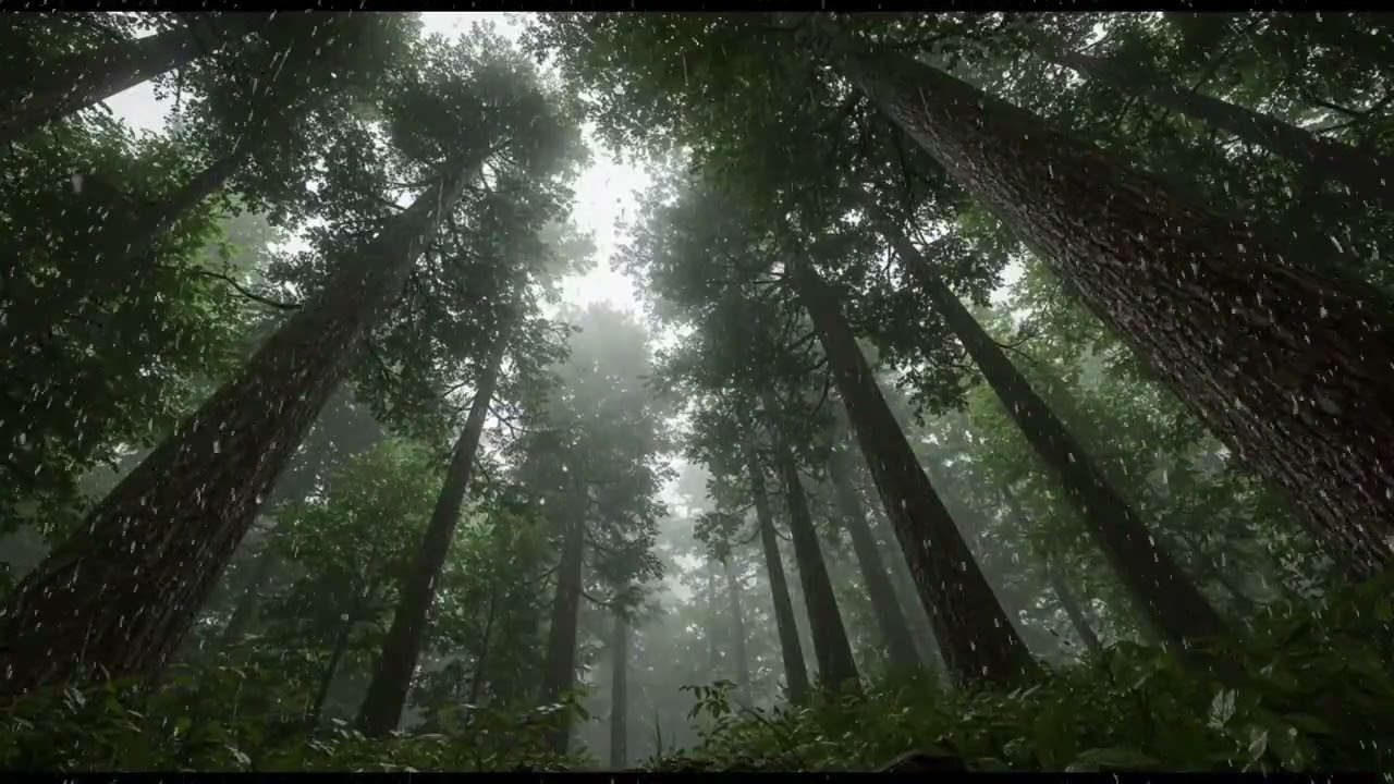 8 hour. I hope to give you good sleep and comfort, listening to the rain falling on the tree.