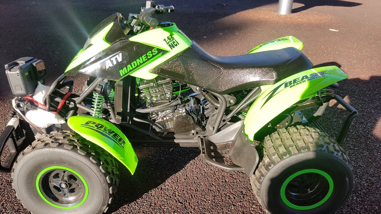 HUGE 1:6 Scale ATV Madness Electric RC Quad Motorbike Unbox and Test