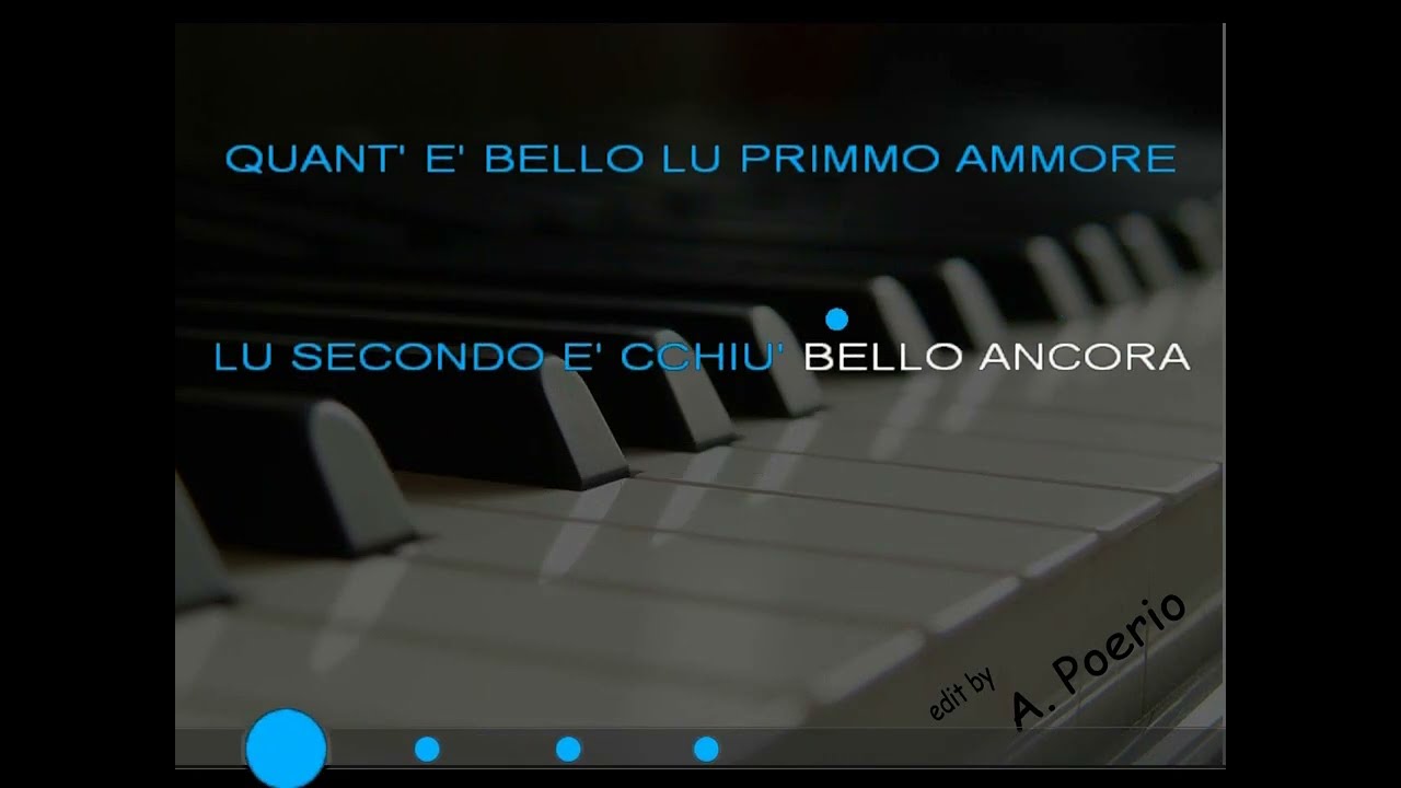 LU PRIMMO AMMORE - di Tony Santagata - base per organetto in FA