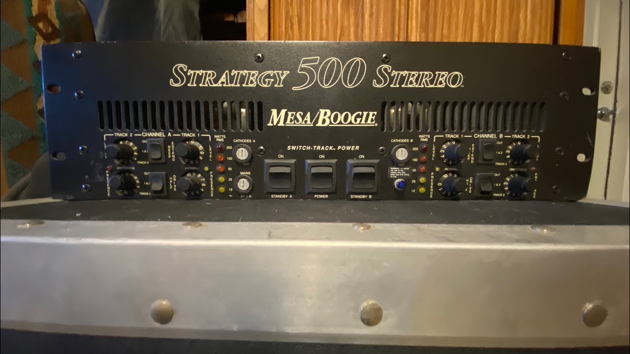 Mesa Boogie Strategy 500 Stereo Pedalboard tones