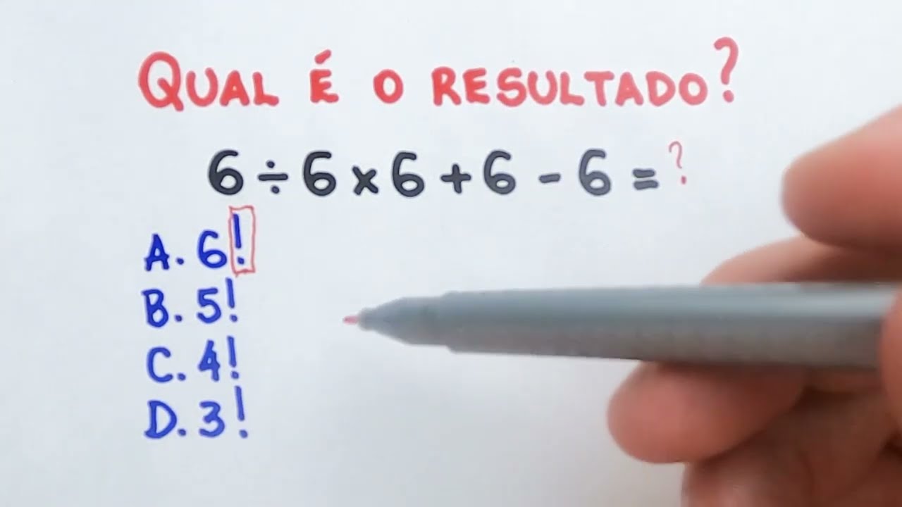 😱VOCÊ ACHOU A RESPOSTA❓ A MAIORIA NÃO CONSEGUE! Matemática Básica🚀