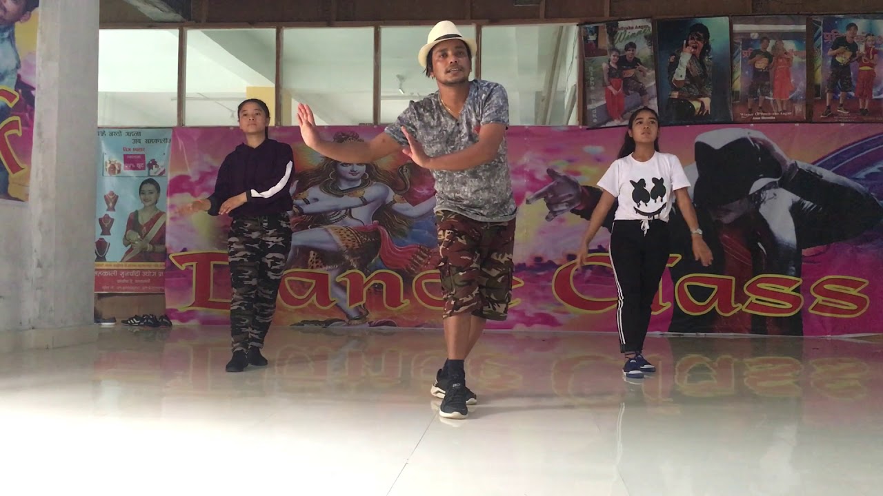 Learn Nepali  Dance Basic steps with bibek (part 9 नेपाली नाच सिक्नु हाेस।
