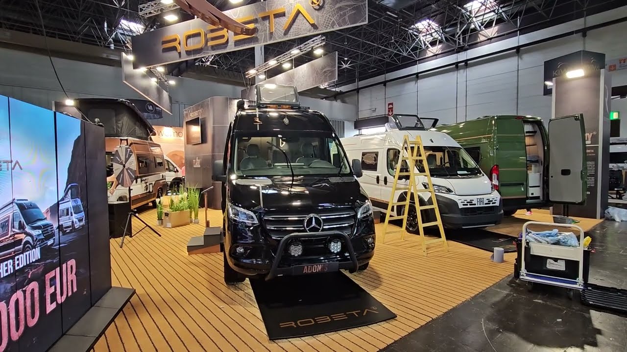 New for 2025! Robeta Adonis 540 campervan on Mercedes Sprinter base.