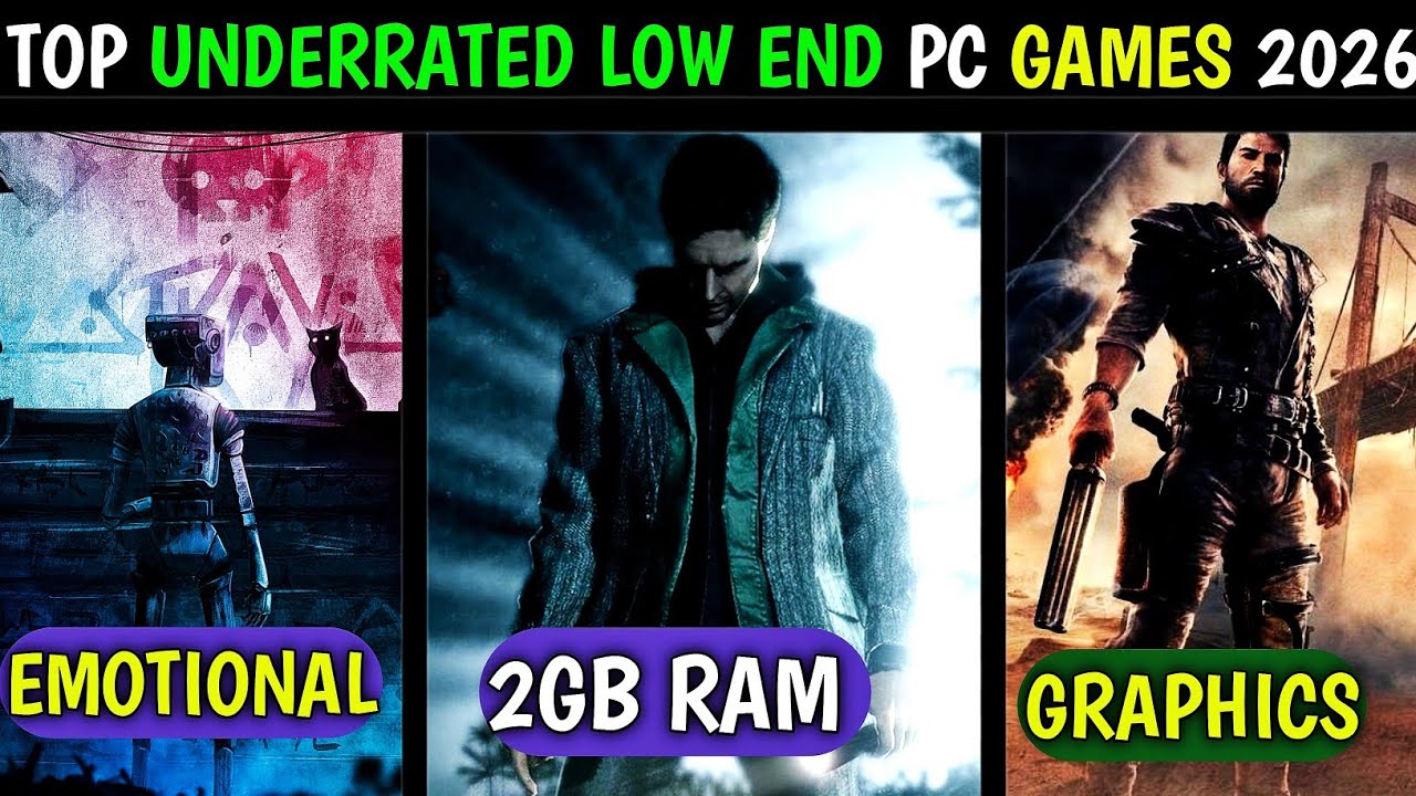 Top Underrated PC Games for Low-Spec & Budget PCs 
