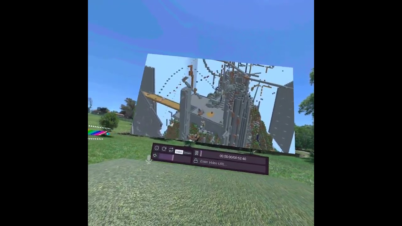 How to have a TV player in your VR chat room