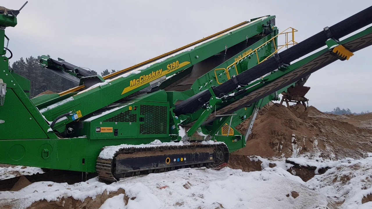 Mobilny przesiewacz 2 pokladowy McCloskey S190 2D