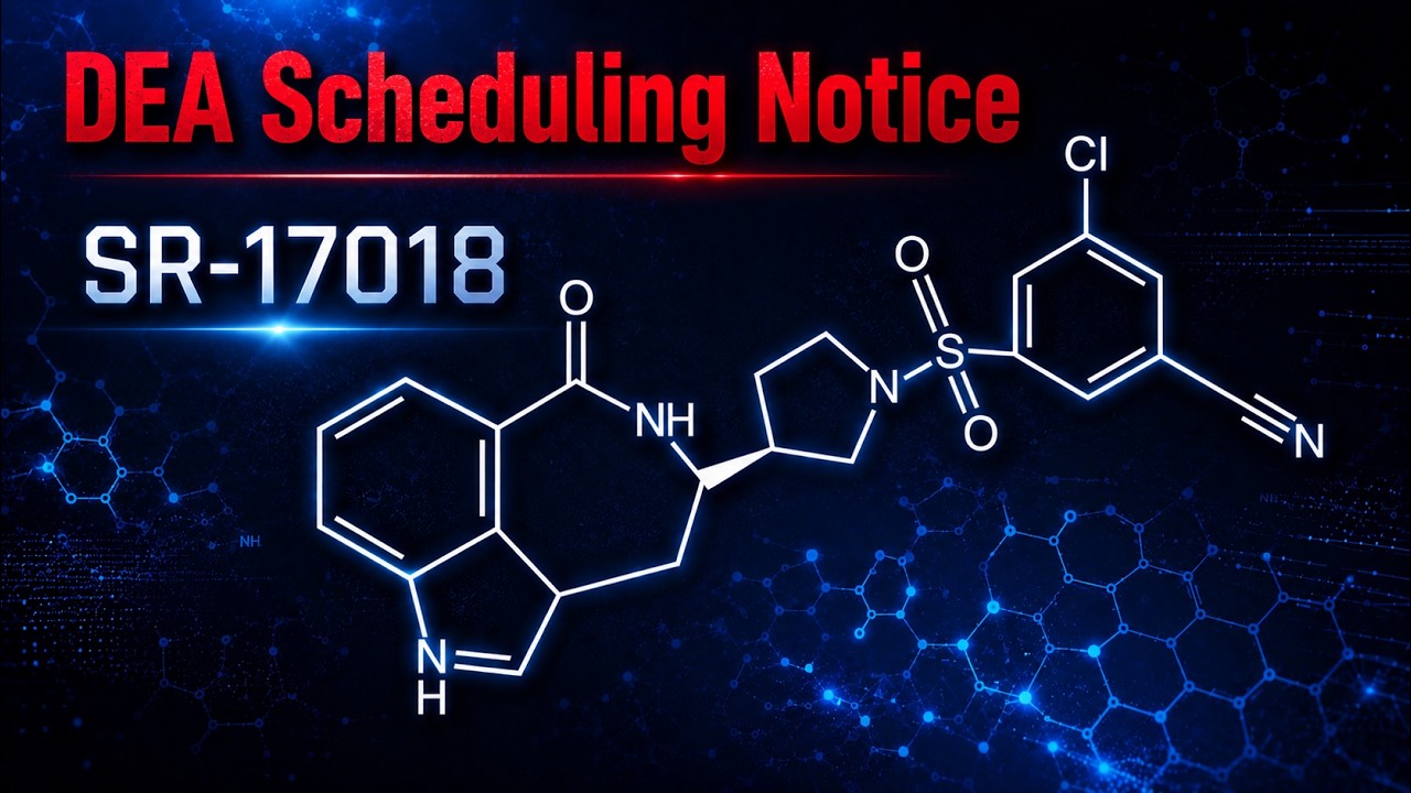 DEA to Classify SR-17018 as a Schedule I Controlled Substance - What Can We Do?