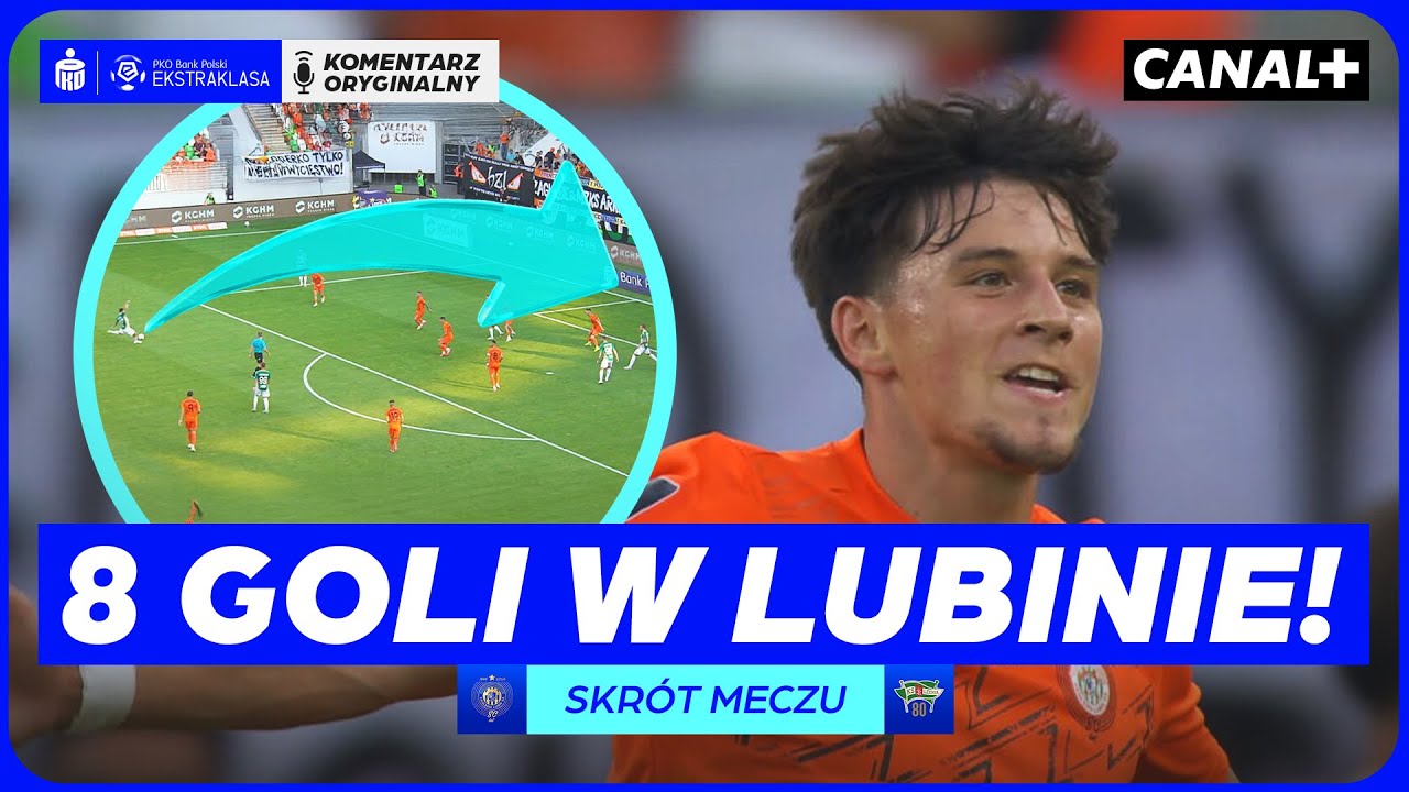TOTALNY POGROM I PIĘKNE GOLE, CO ZA MECZ! ZAGŁĘBIE - LECHIA, SKRÓT MECZU