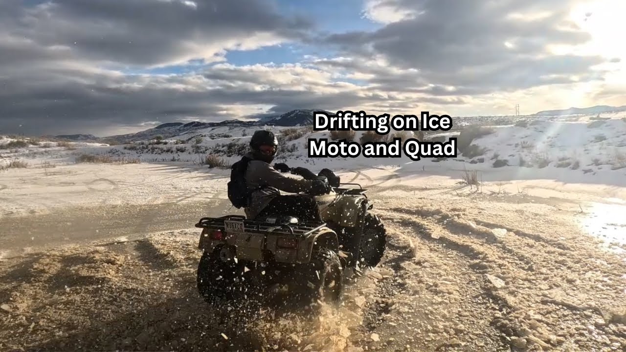 Drifting on Ice Moto and Quad