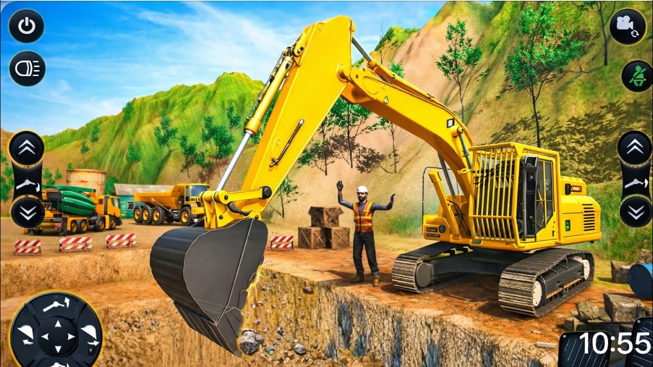 New City Road Builder Construction 3D Highway JCB Excavator Simulator -Android GamePlay