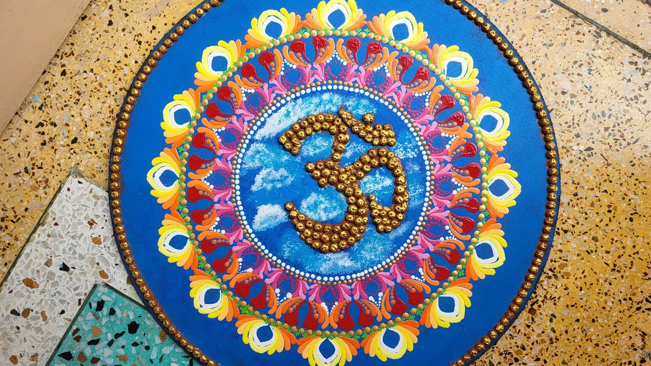 MahaShivratri Special / Om Dot Mandala Art / Suggest any Mantra to be written around the border 