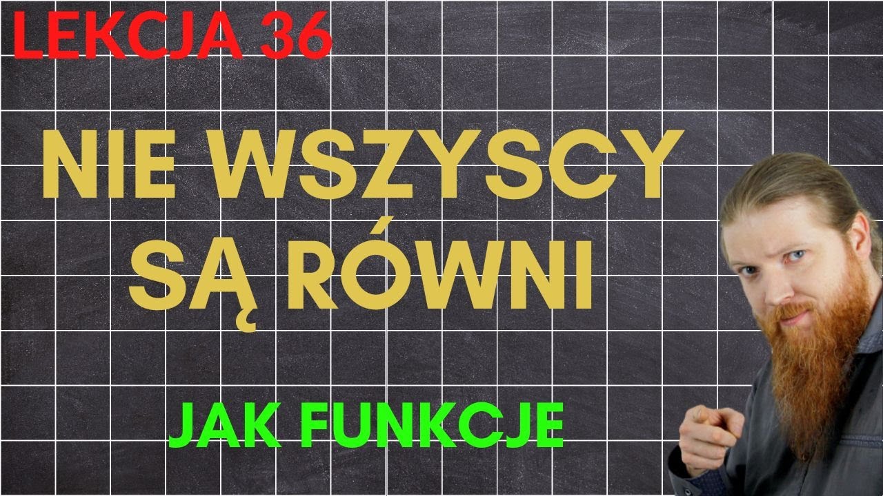 Funkcje równe LEKCJE Z FSOREM #35 ROZSZERZENIE