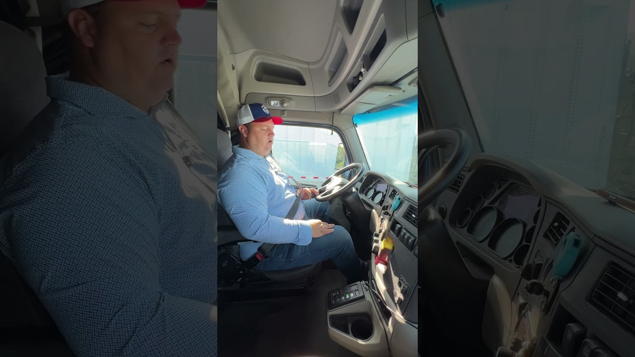 Обучение вождению с CDL в кабине за 3 минуты #школаводителейгрузовиков #грузоперевозки