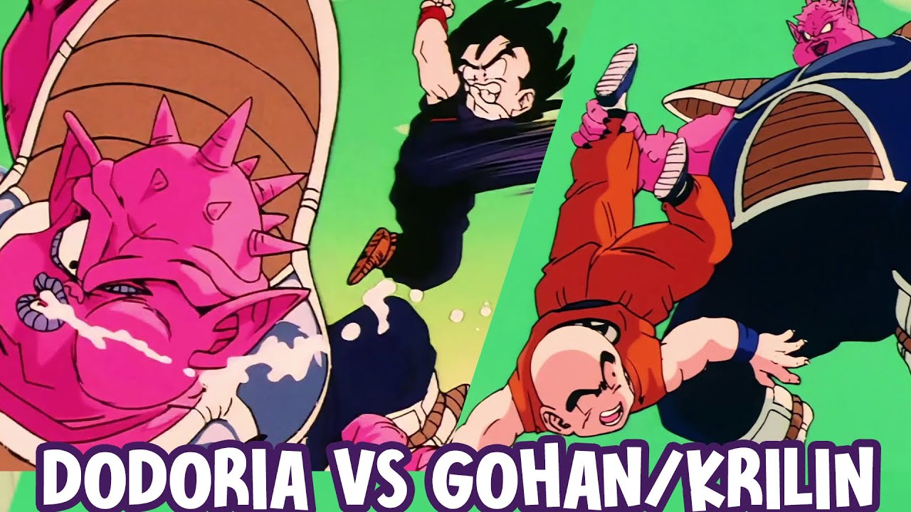 Gohan y Krilin vs Dodoria (Pelea Completa) - Audio Latino