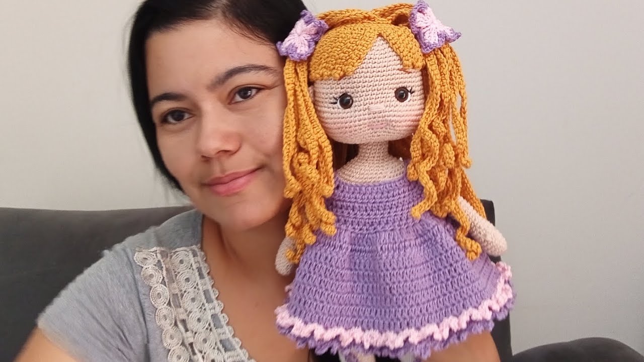 fiz uma linda boneca amigurumi 🥰😍🩷
