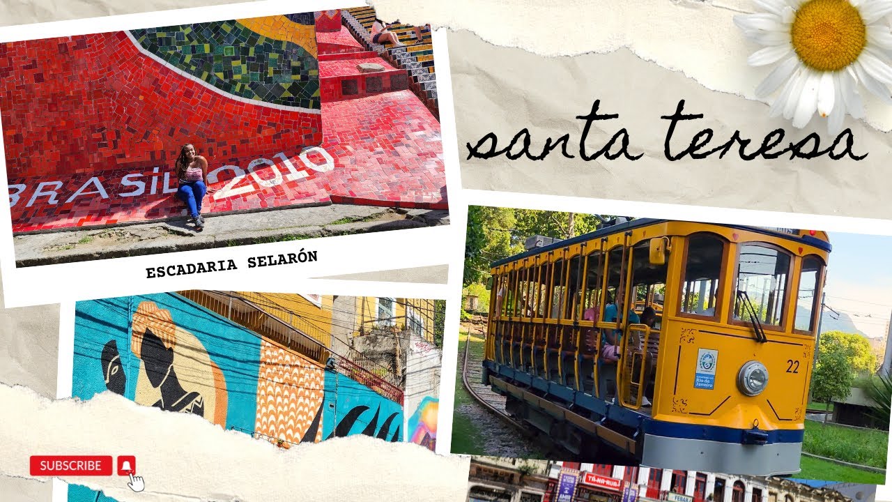 {4k} I visited the iconic Santa Teresa neighbourhood in Rio de Janeiro and got on the Tram