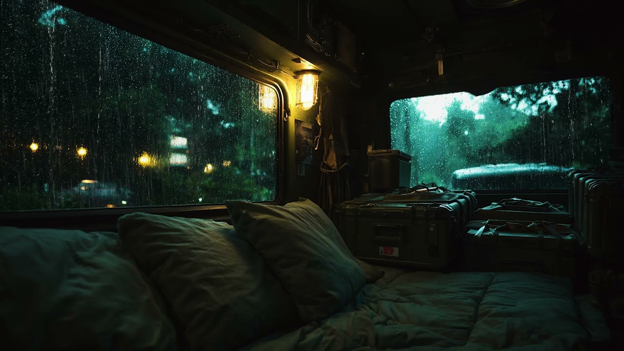 Stormy Night in the Car 🚗🌧️ Soothing Rain for Deep Rest