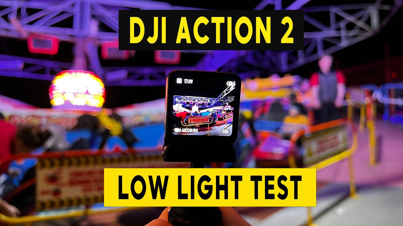DJI ACTION 2 | LOW LIGHT TEST