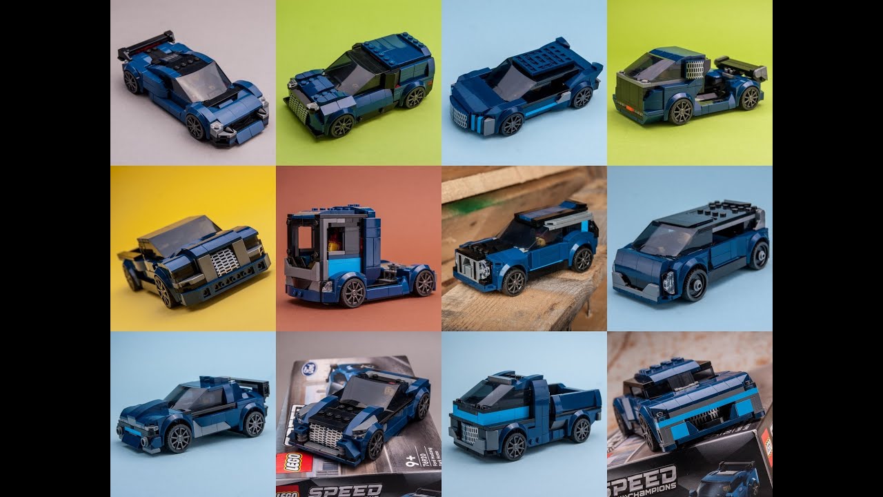 LEGO 75920 alternative MOC build compilation #LEGO #speedchampions
