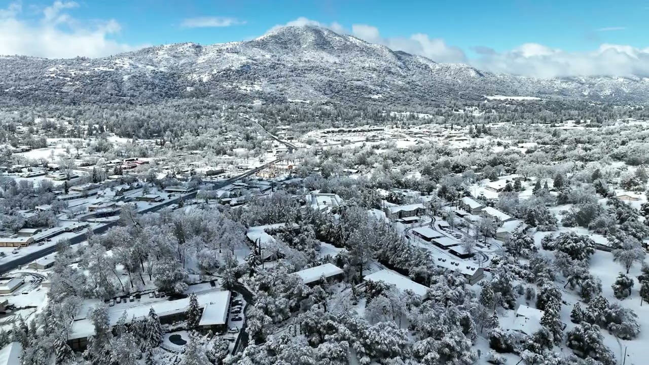 Drone footage on the way toward Yosemite, CA