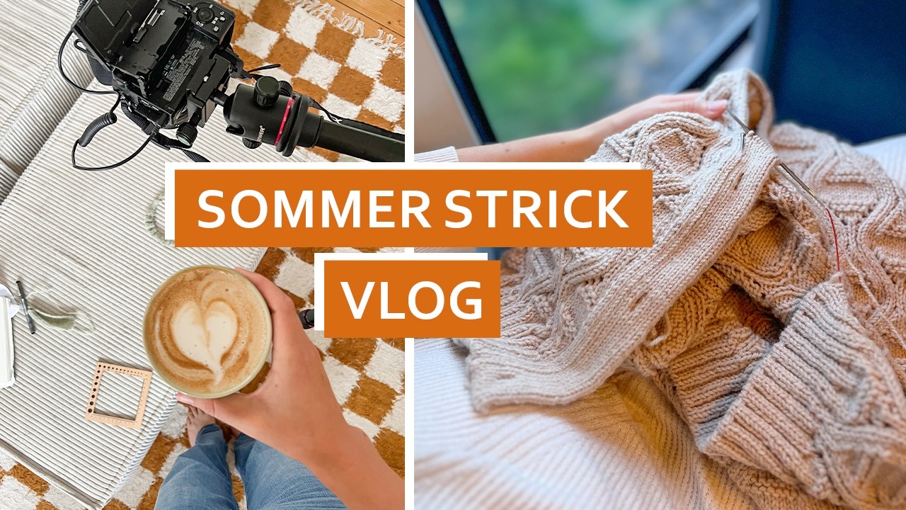 Stricken mit dem Garn aus Norwegen, G&auml;rtnern und Familienzeit // Strick Vlog