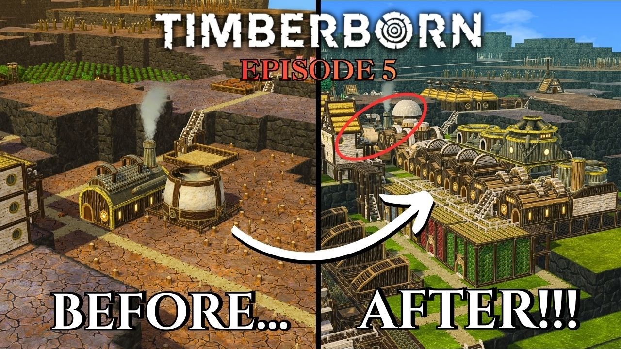 THIS is How You Build Industry in TIMBERBORN!!!