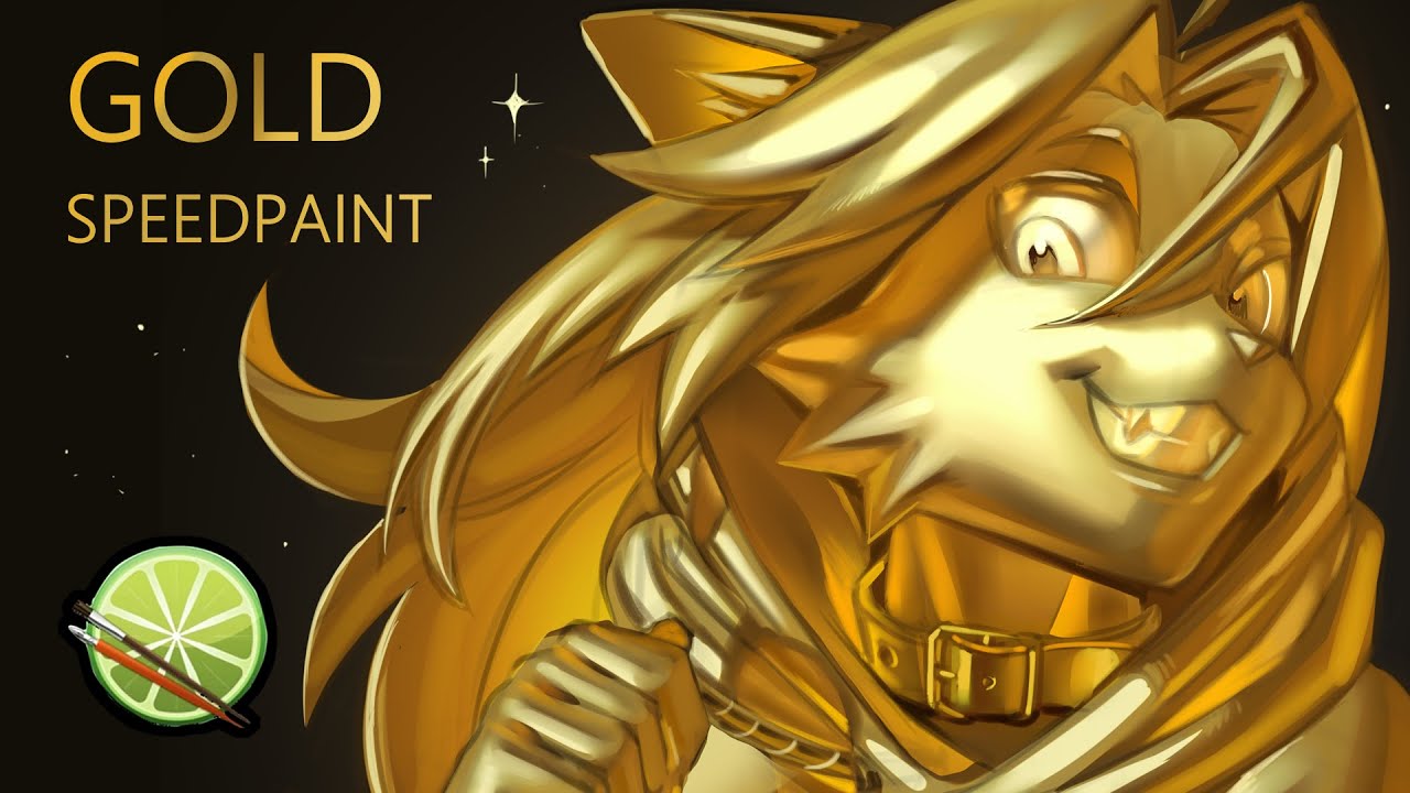 GOLD | SpeedPaint | Paint Tool Sai 2